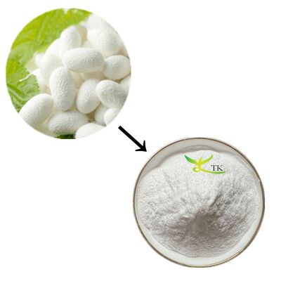 Hydrolyzable Silk Peptide Powder Cosmetic Grade Silk Peptide For Hair Serum