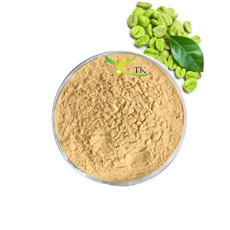 100% Natural Food Grade Green Coffee Bean Extract Powder 50% Chlorogenic Acid